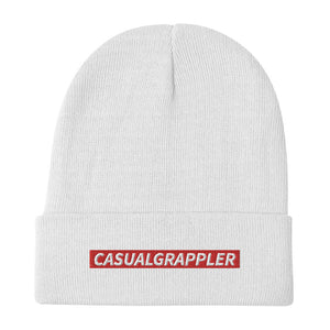 Casual Grappler Embroidered Beanie